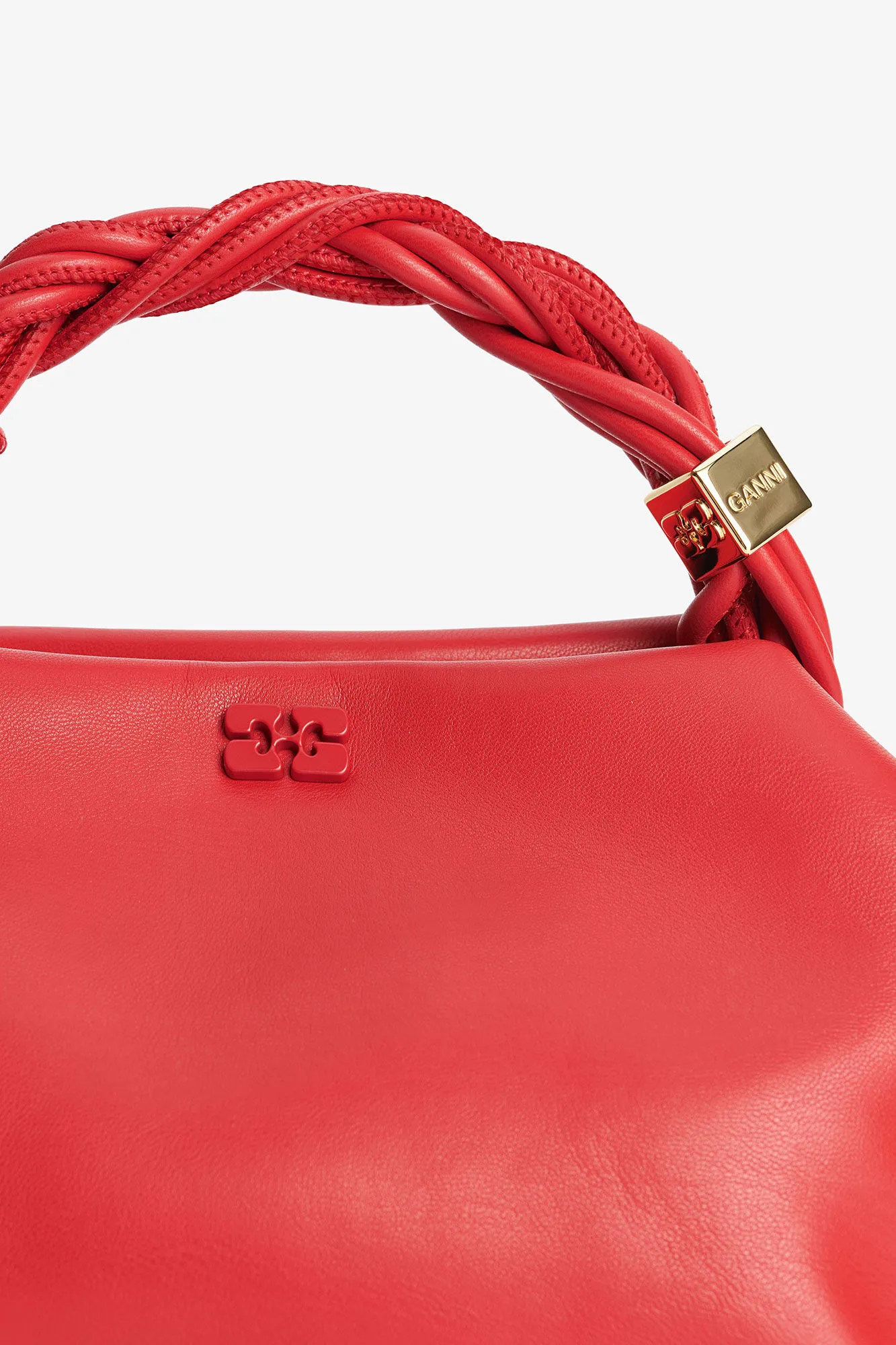 Red Small GANNI Bou Bag