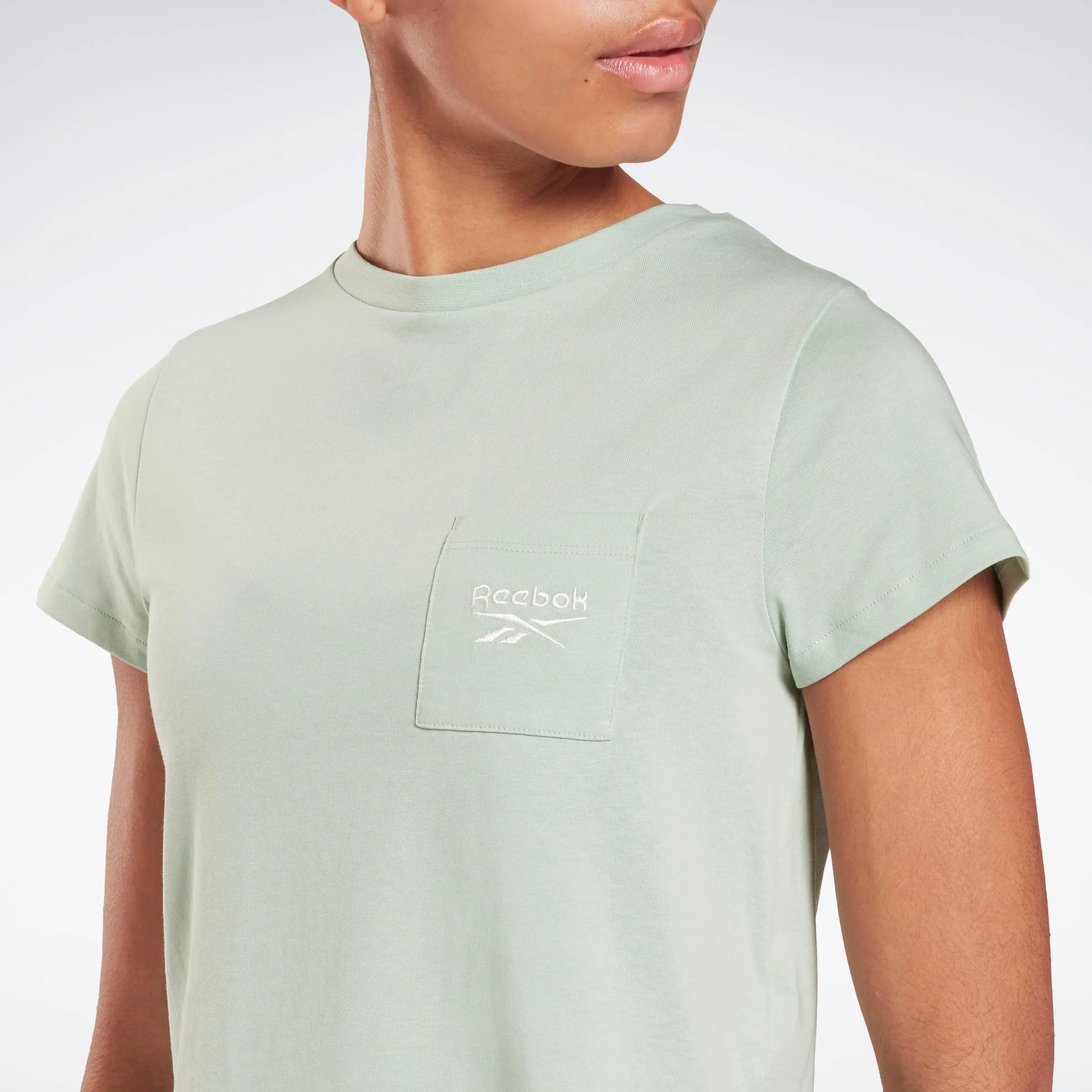 Reebok Identity Pocket T-Shirt Light Sage