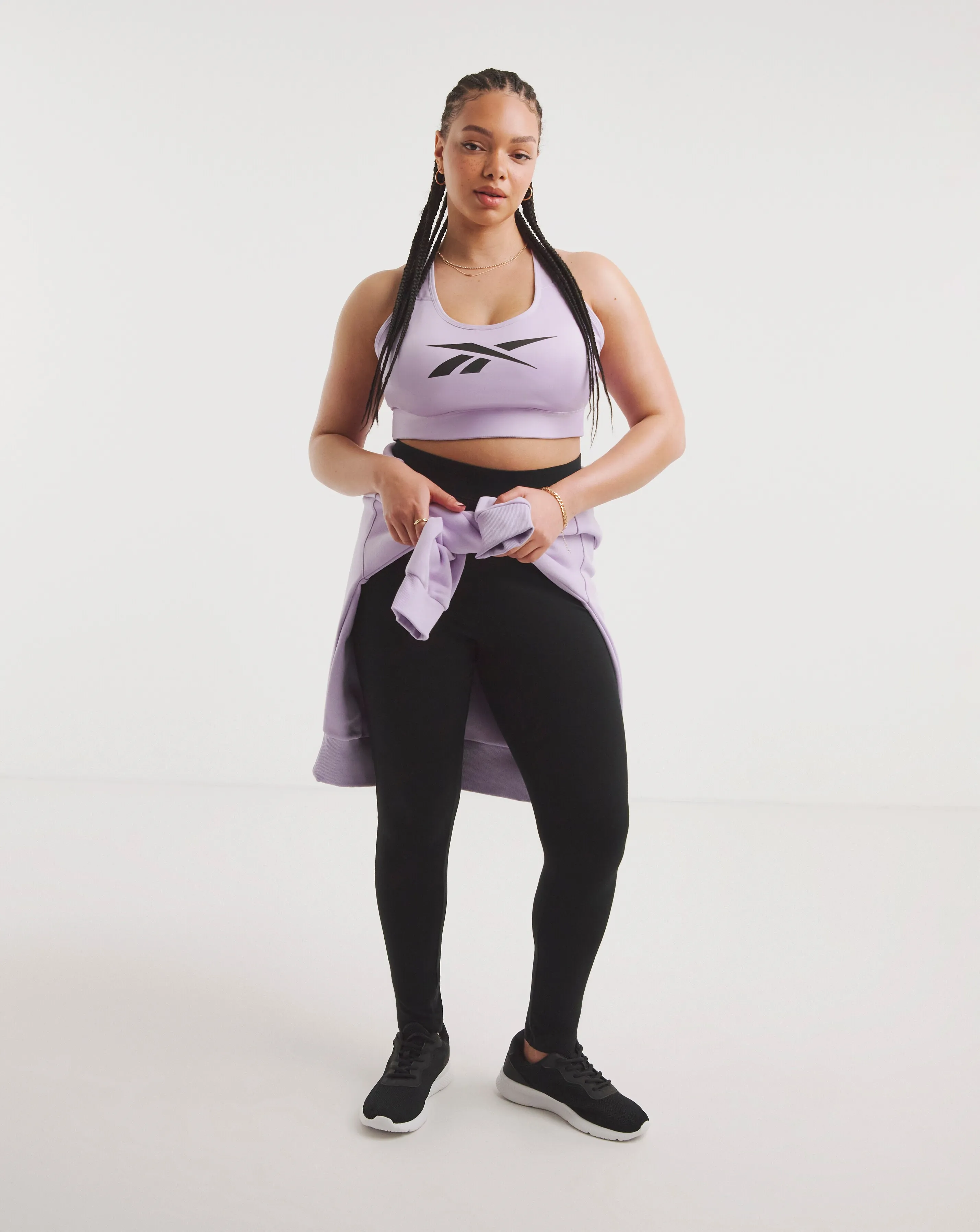 Reebok Lux Vector Racer Bra | Simply Be