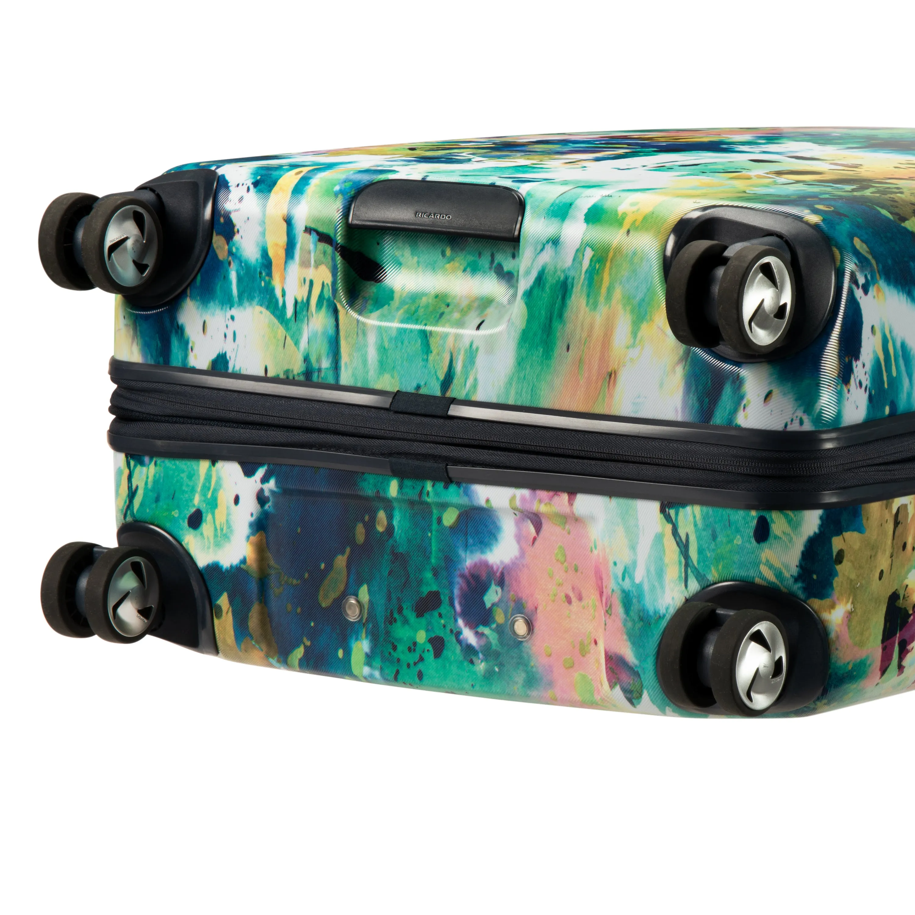 Ricardo Beverly Hills Beaumont Hardside Luggage with Spinner Wheels (Splash of Nature, Checked-Large 28-Inch)