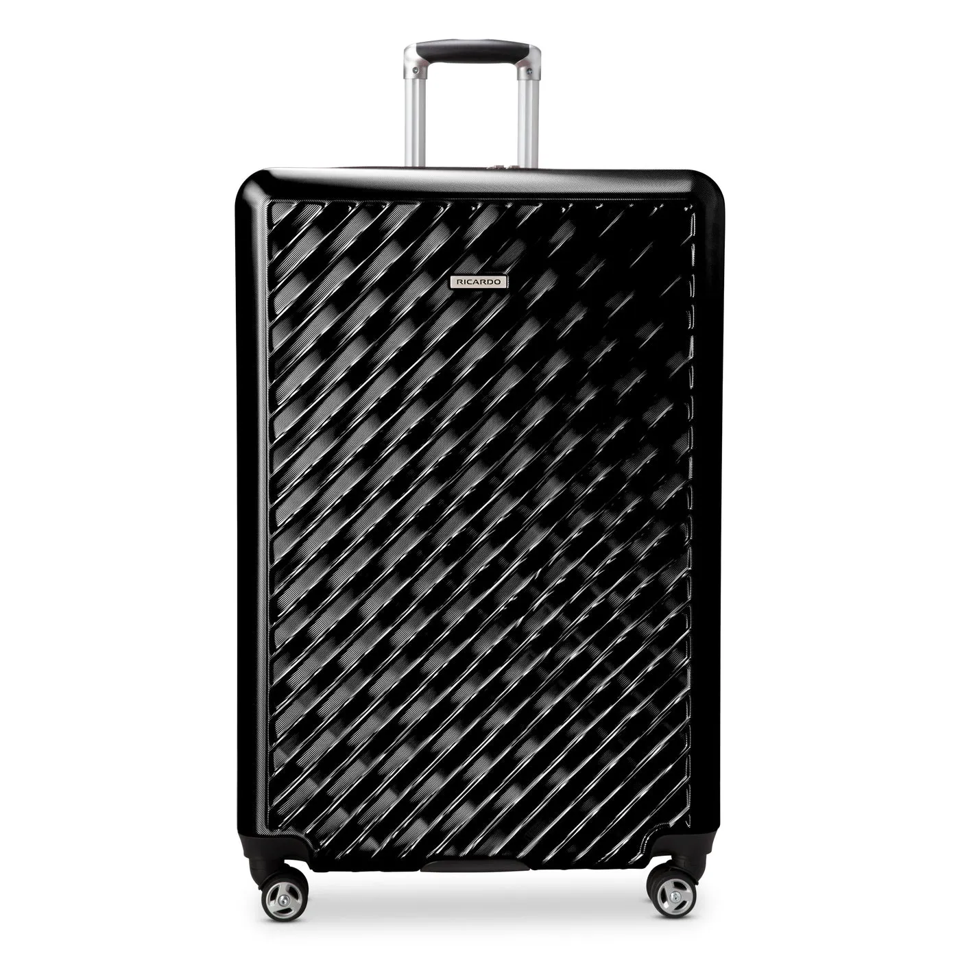 Ricardo Beverly Hills  Melrose Hardside Large Checked Spinner Luggage