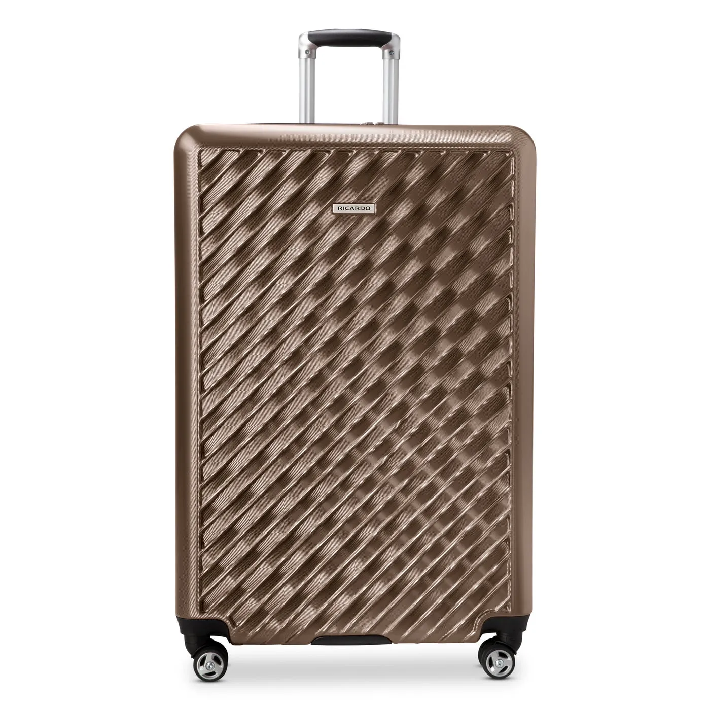 Ricardo Beverly Hills  Melrose Hardside Large Checked Spinner Luggage