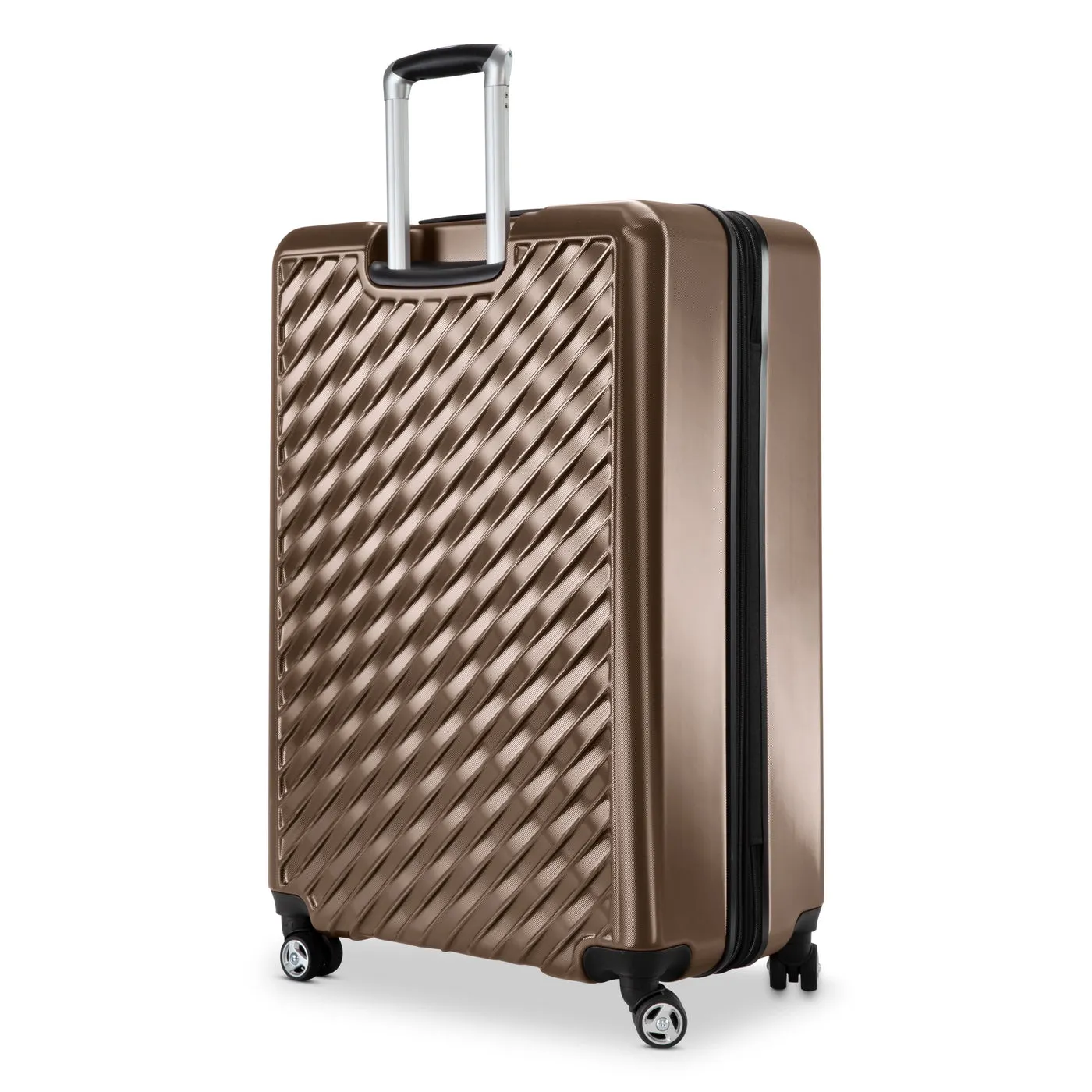 Ricardo Beverly Hills  Melrose Hardside Large Checked Spinner Luggage