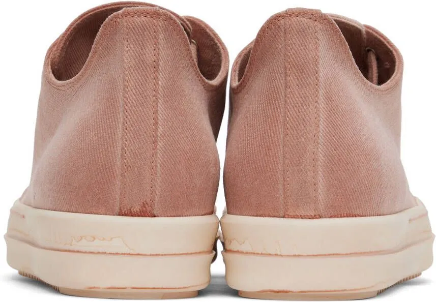 Rick Owens DRKSHDW Pink Low Sneakers