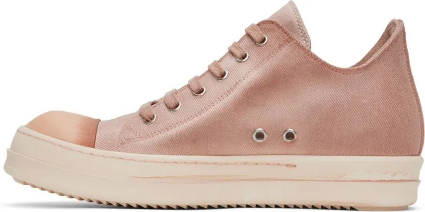 Rick Owens DRKSHDW Pink Low Sneakers