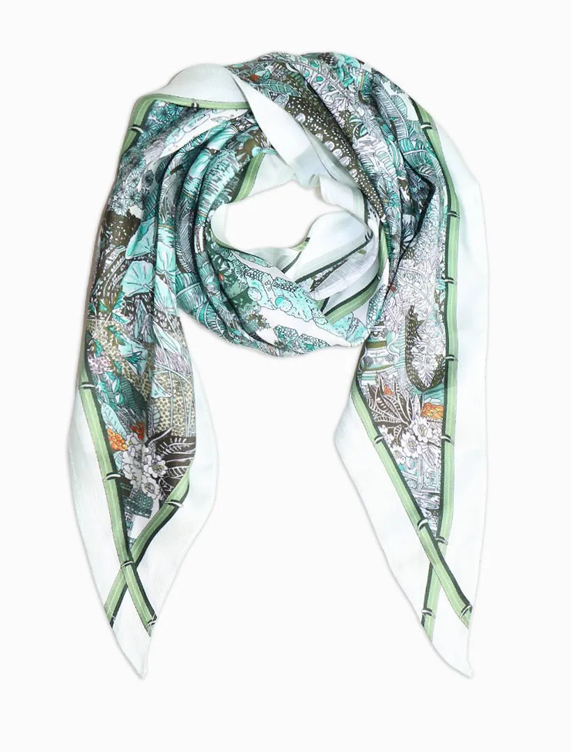 Riviera Scarf Green