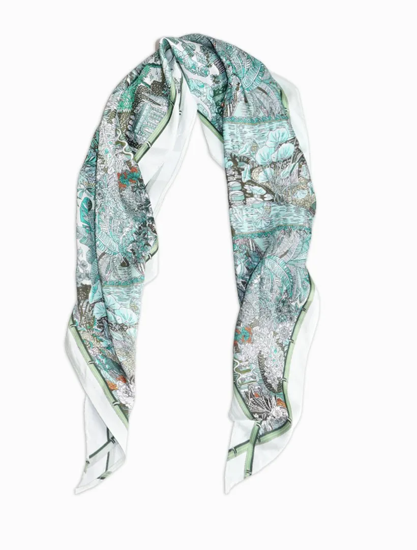 Riviera Scarf Green