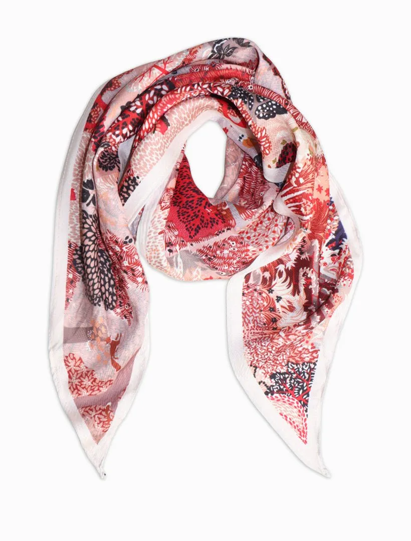 Riviera Scarf Red