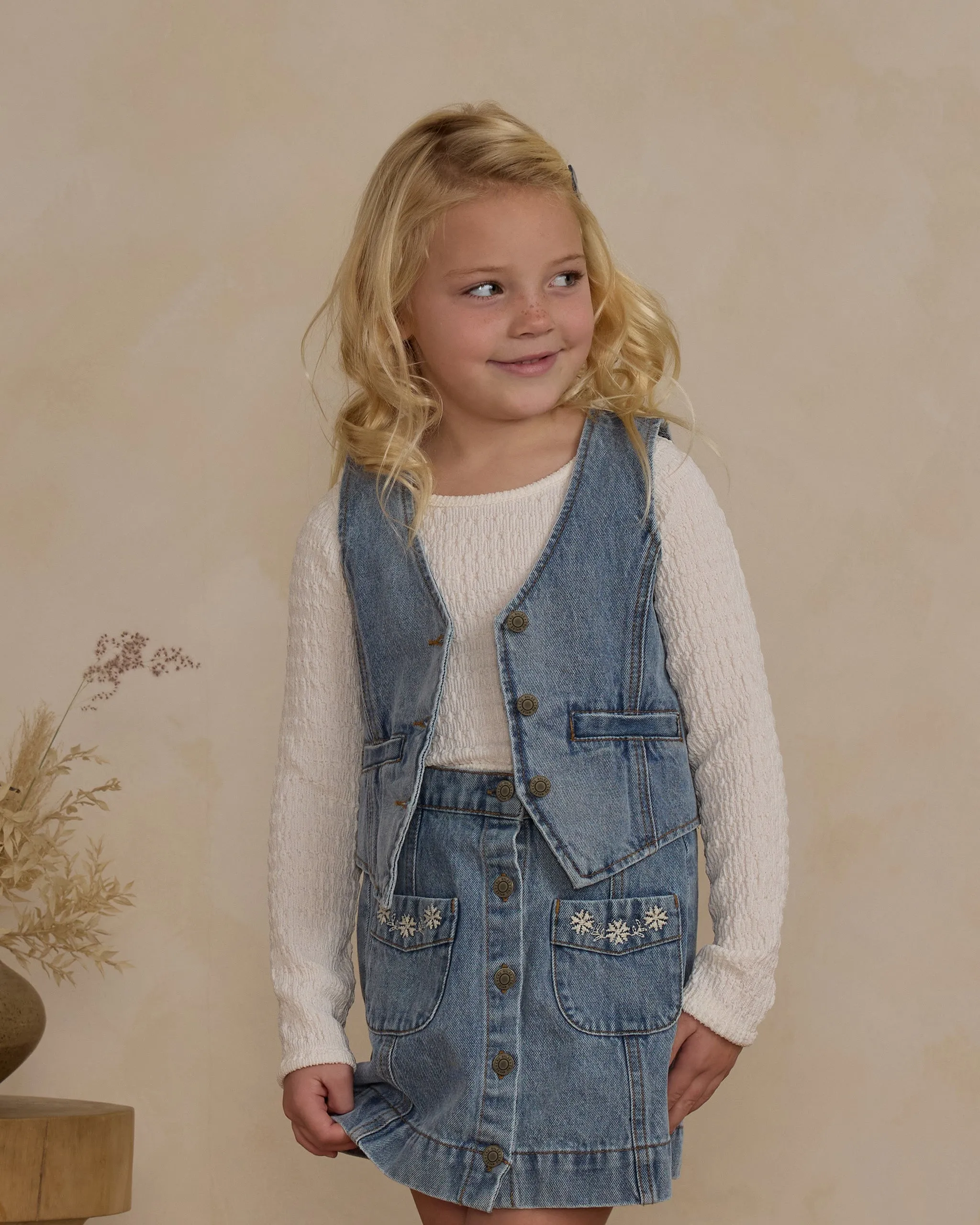 Rylee & Cru Denim Vest