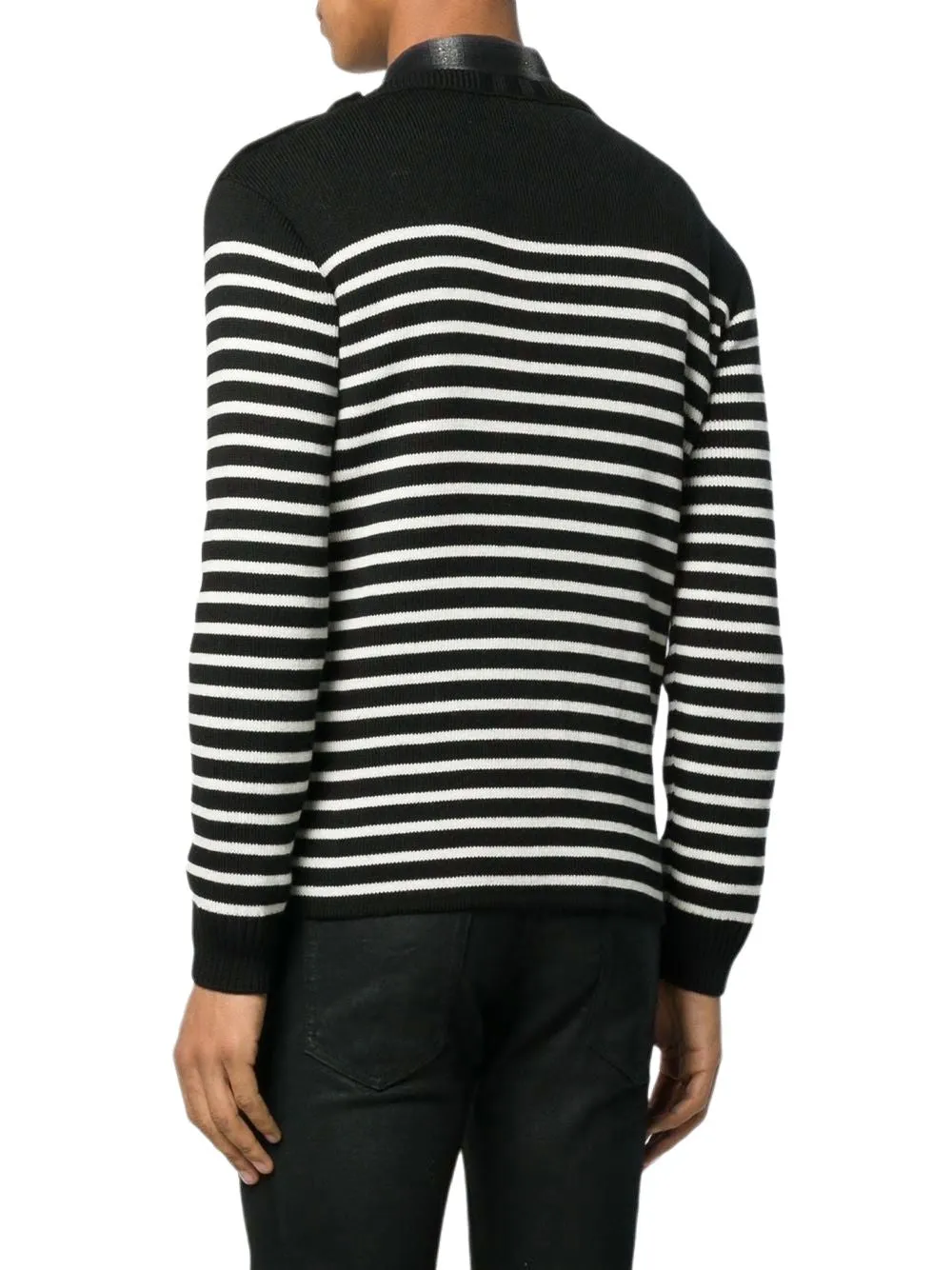 SAINT LAURENT Cozy High Neck Knit Pullover for Men in Fall/Winter 2024