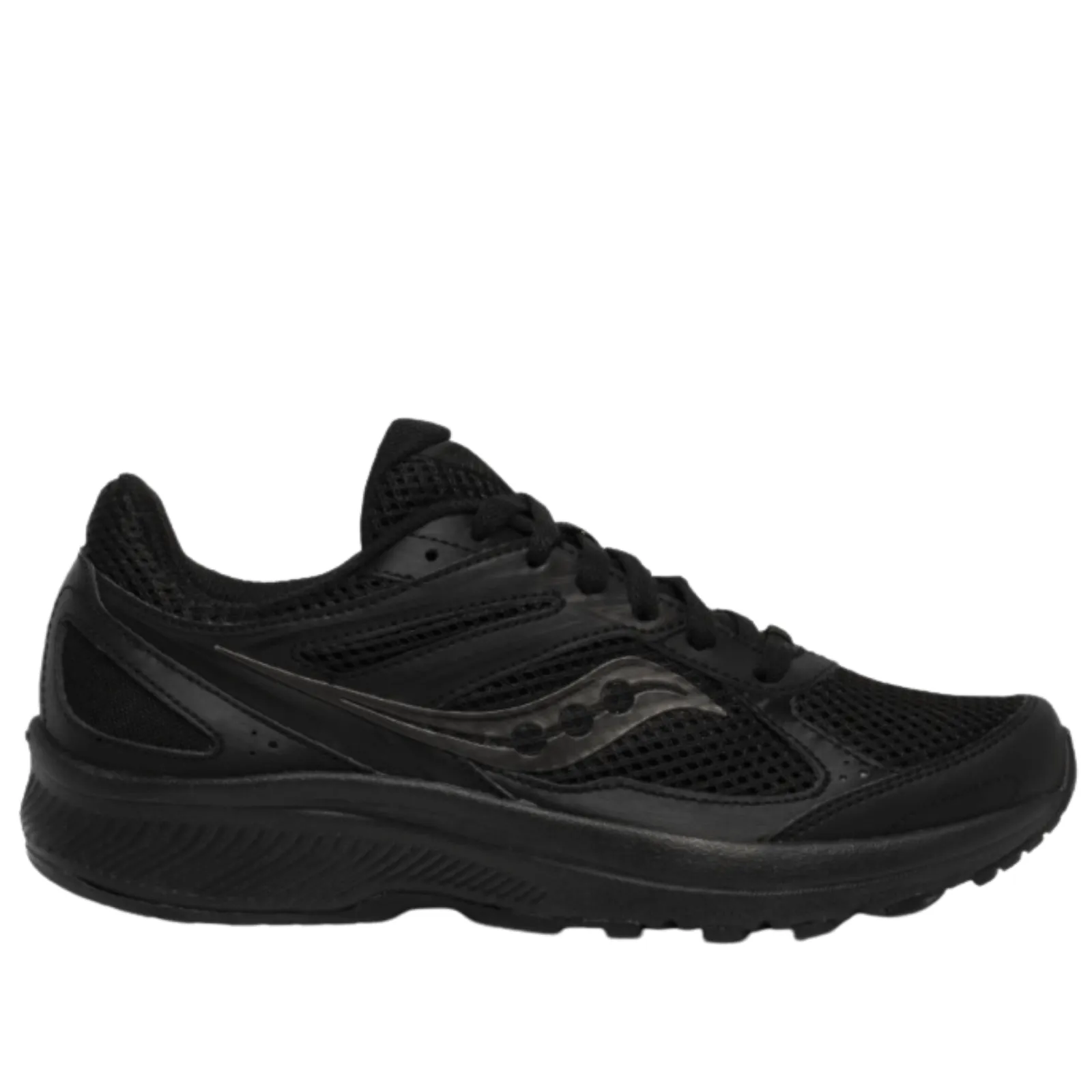 Saucony Cohesion 14 Womens Running Shoe - Black/Black/Noir/Noir