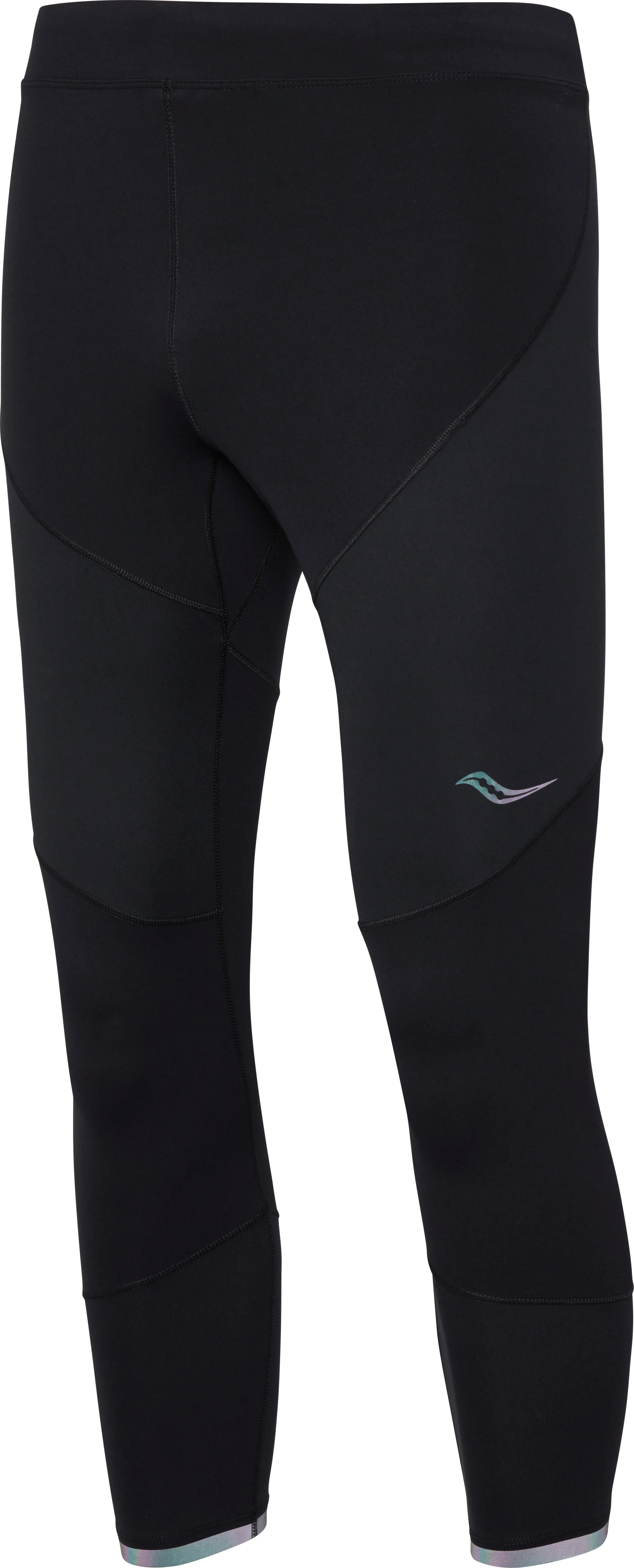 Saucony Men's Time Trial Crop Tight Black | Buy Saucony Men's Time Trial Crop Tight Black here | Outnorth