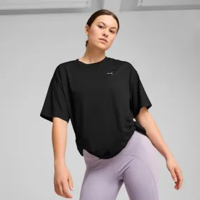 STUDIO Women's Twist Tee | PUMA Black | PUMA SHOP ALL PUMA | PUMA 