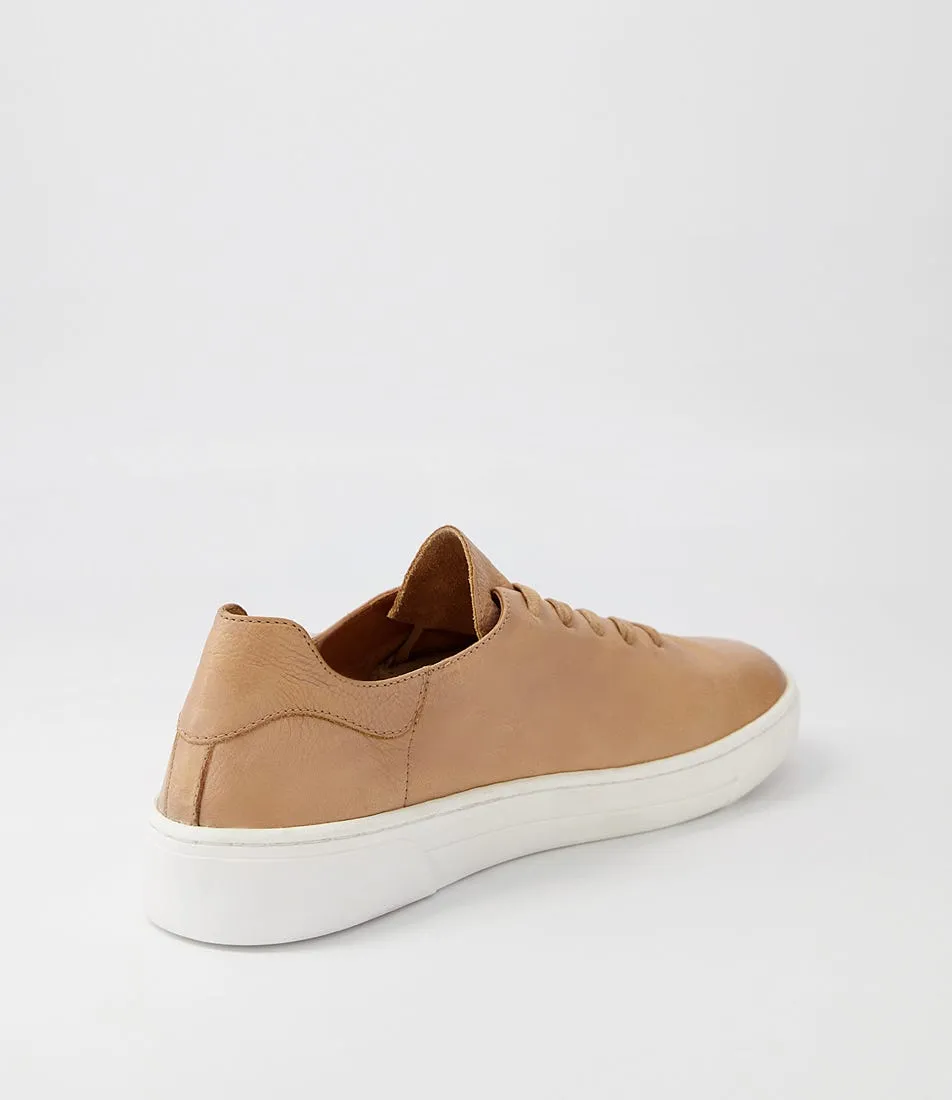 SUPERSOFT Tradme Camel Leather Sneakers