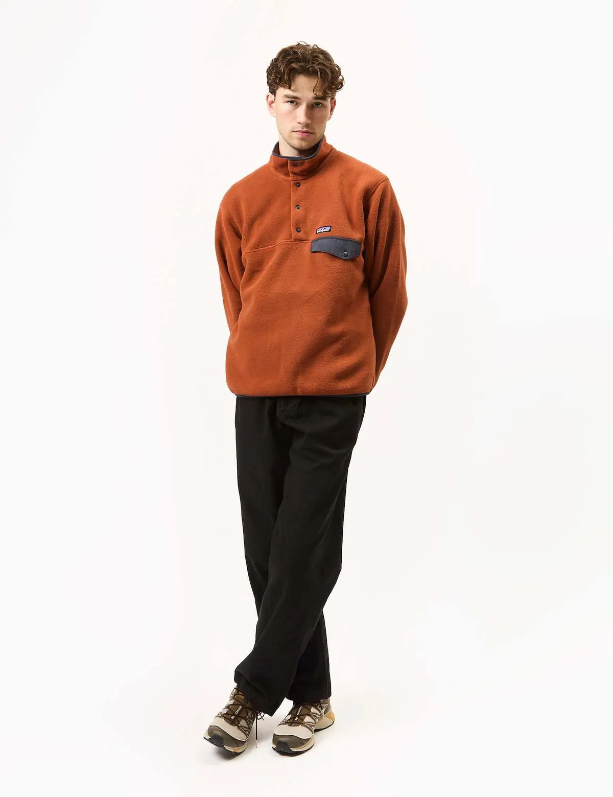 Synch Snap-T Pullover - Burnished Red