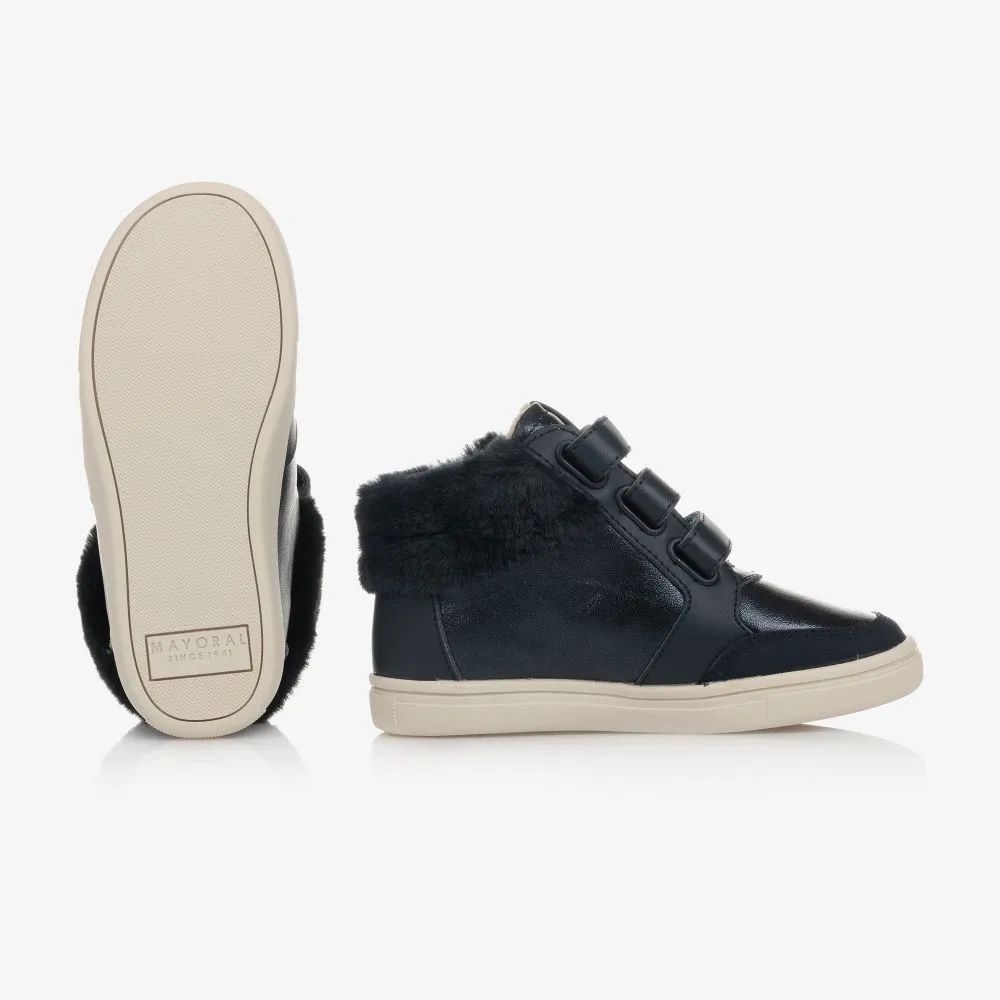 Teen Girls Navy Blue Trainers