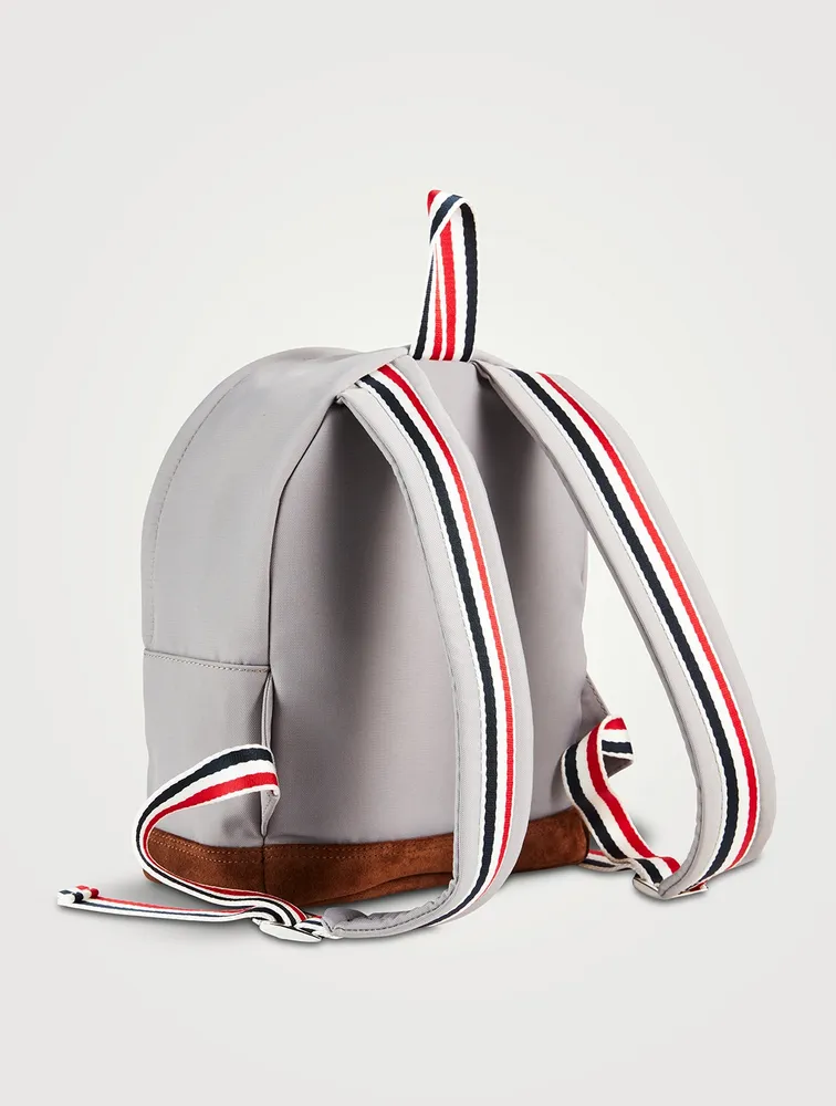 THOM BROWNE Nylon Backpack With Lobster Patch