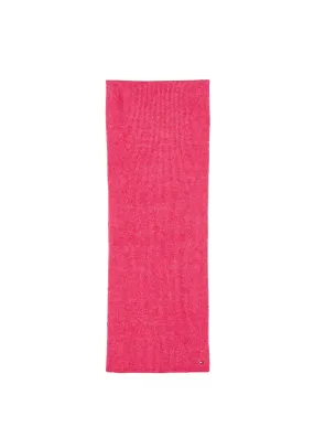 Tommy Hilfiger Essential Flag Fuzzy Scarf, Pink