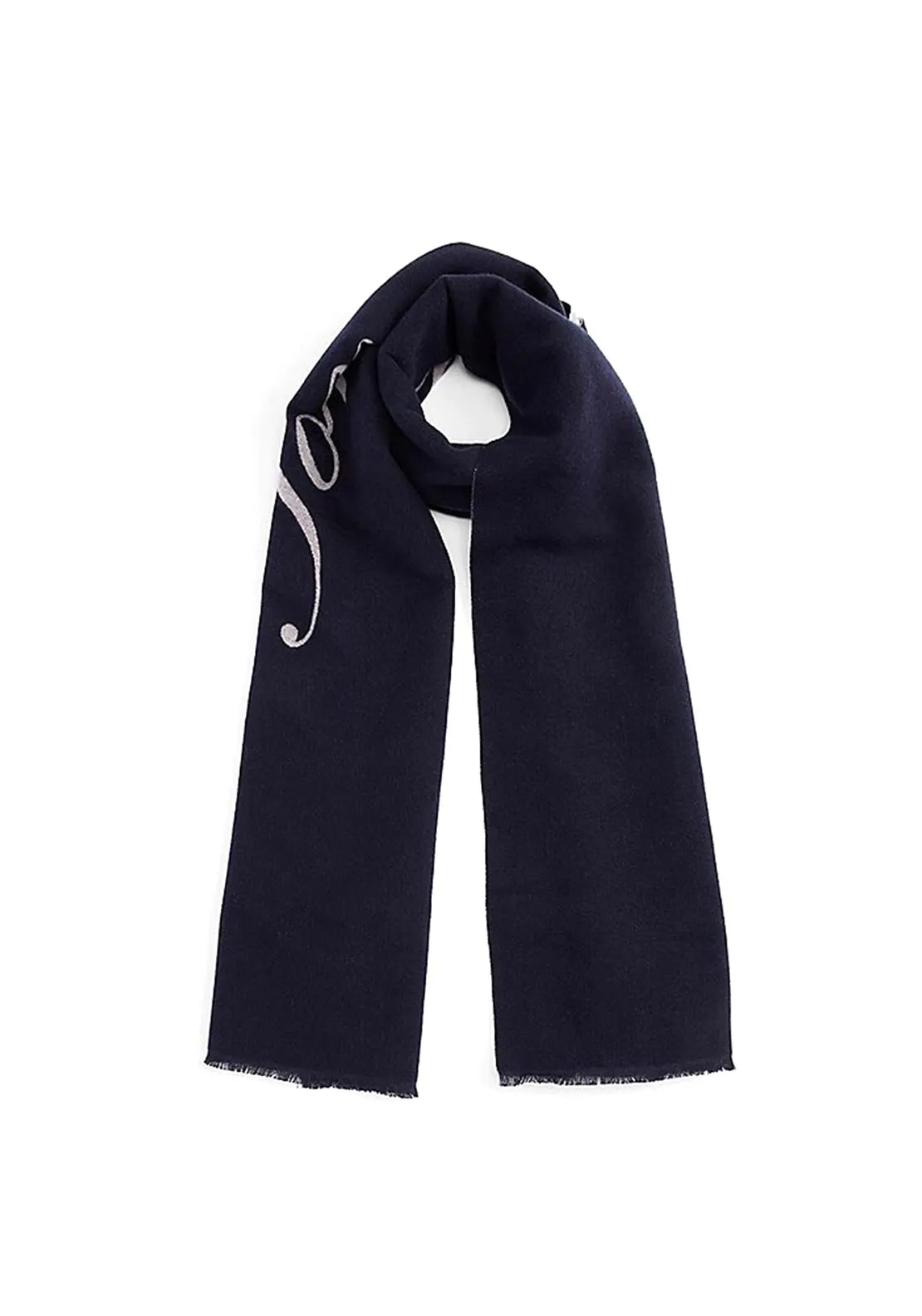 Tommy Hilfiger Logo Scarf, Navy