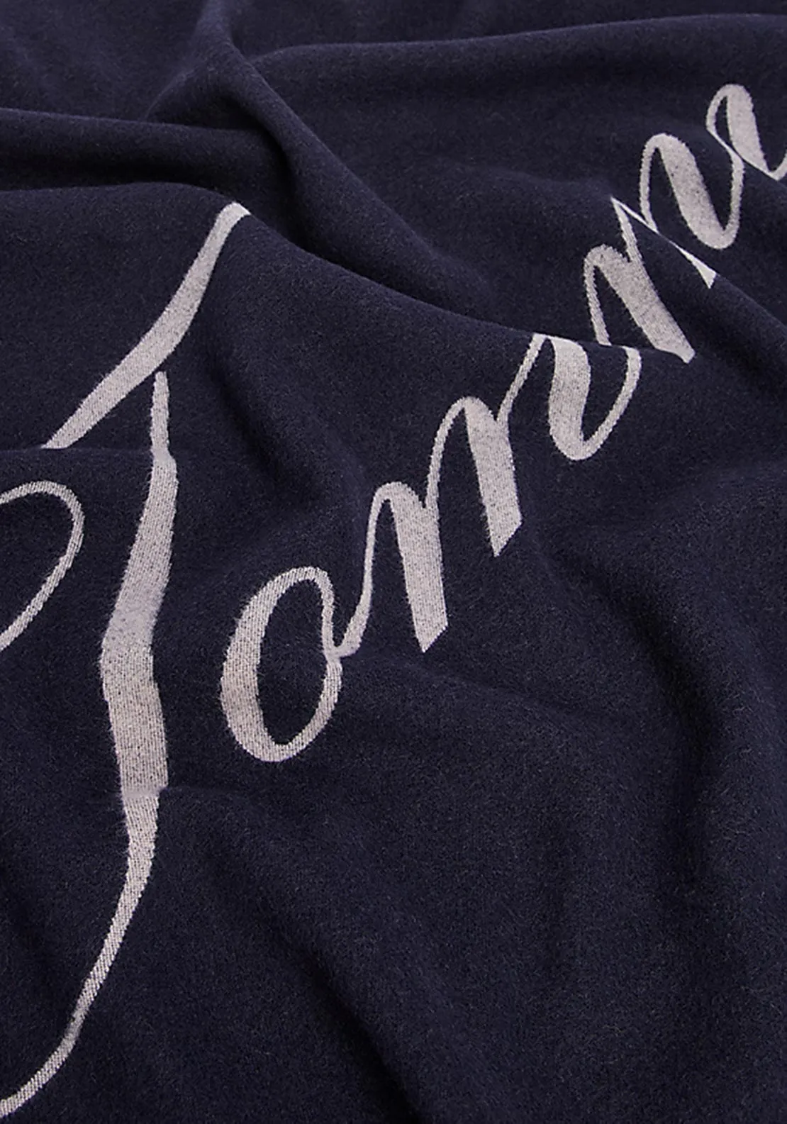 Tommy Hilfiger Logo Scarf, Navy