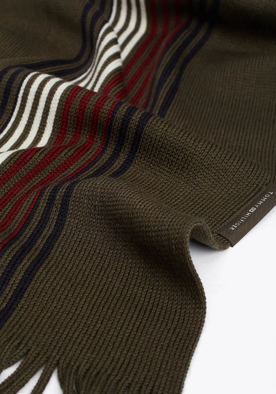 Tommy Hilfiger Rashelle Wool Rich Scarf, Army Green