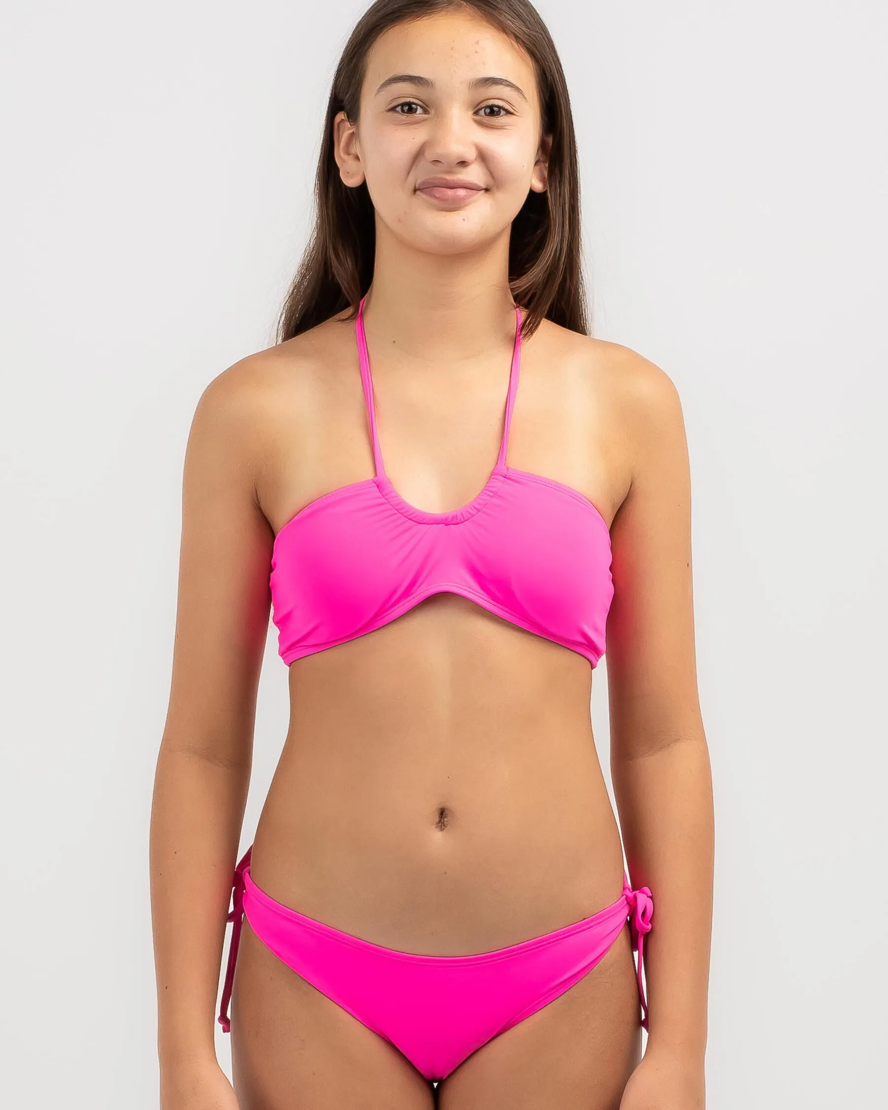 Topanga Girls' Louise Bandeau Bikini Set