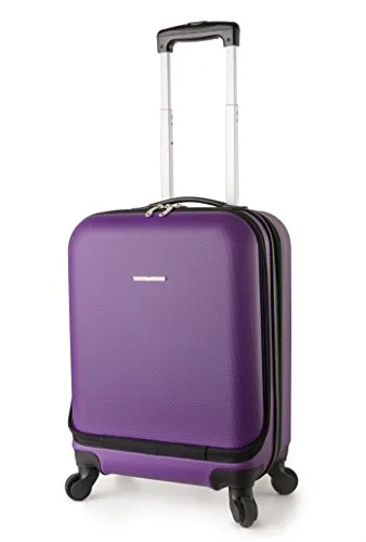 Travelcross Boston Carry On Lightweight Hardshell Spinner Luggage - Purple