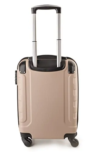 Travelcross Chicago Carry On Lightweight Hardshell Spinner Luggage - Champagne