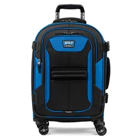 Travelpro Bold 21 Carry-on, Expandable Spinner Luggage With Easy-access Tablet Sleeve, Blue/Black