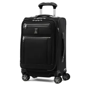 Travelpro Luggage Platinum Elite 20 Carry-on Expandable Business Spinner w/USB Port, Shadow Black