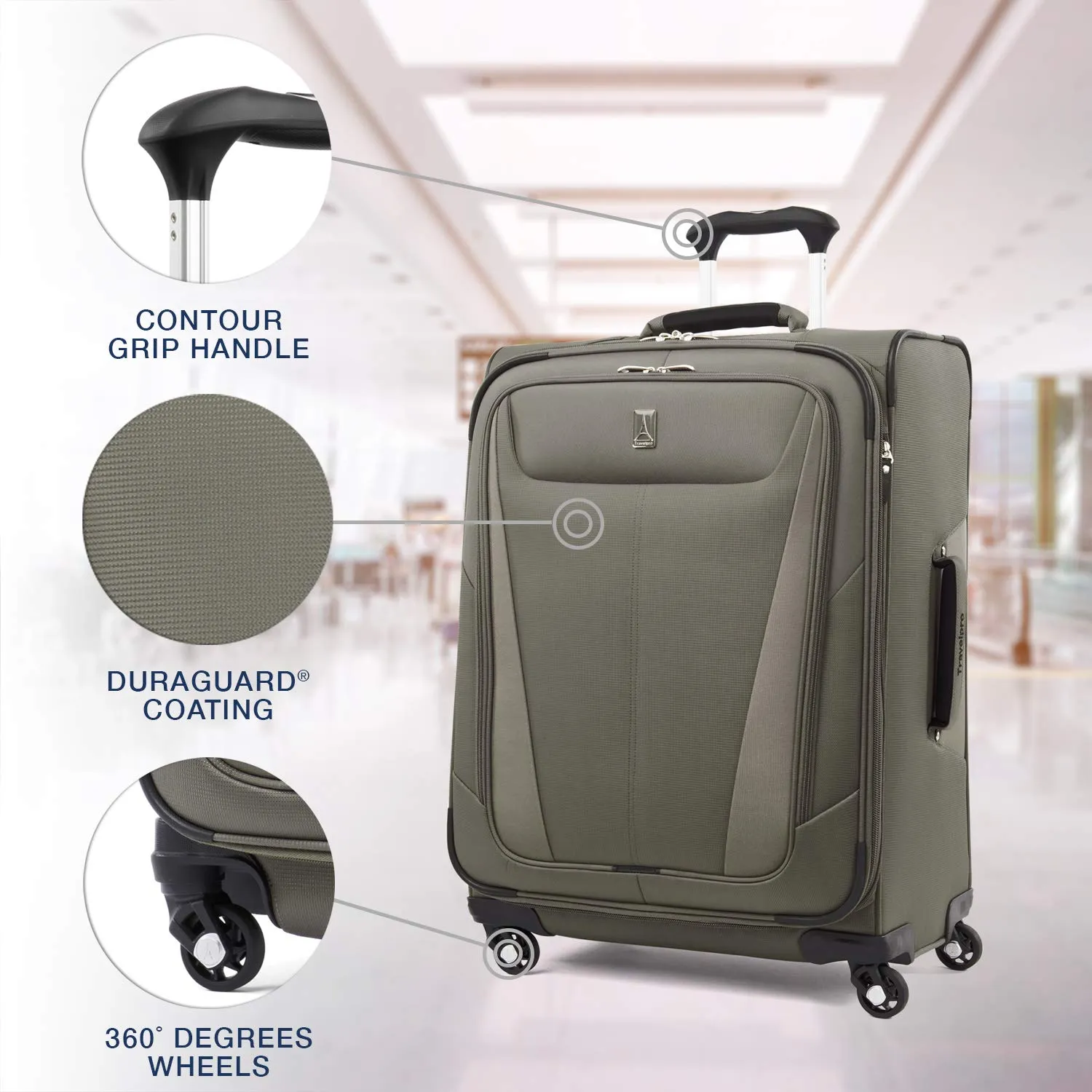 Travelpro Maxlite 5 Carry-On 19-Inch 4-Wheel Softside Luggage  