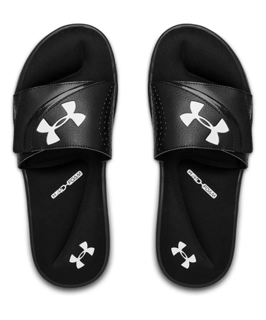 UNDER ARMOUR ADULT IGNITE VI SL SANDALS - BLACK