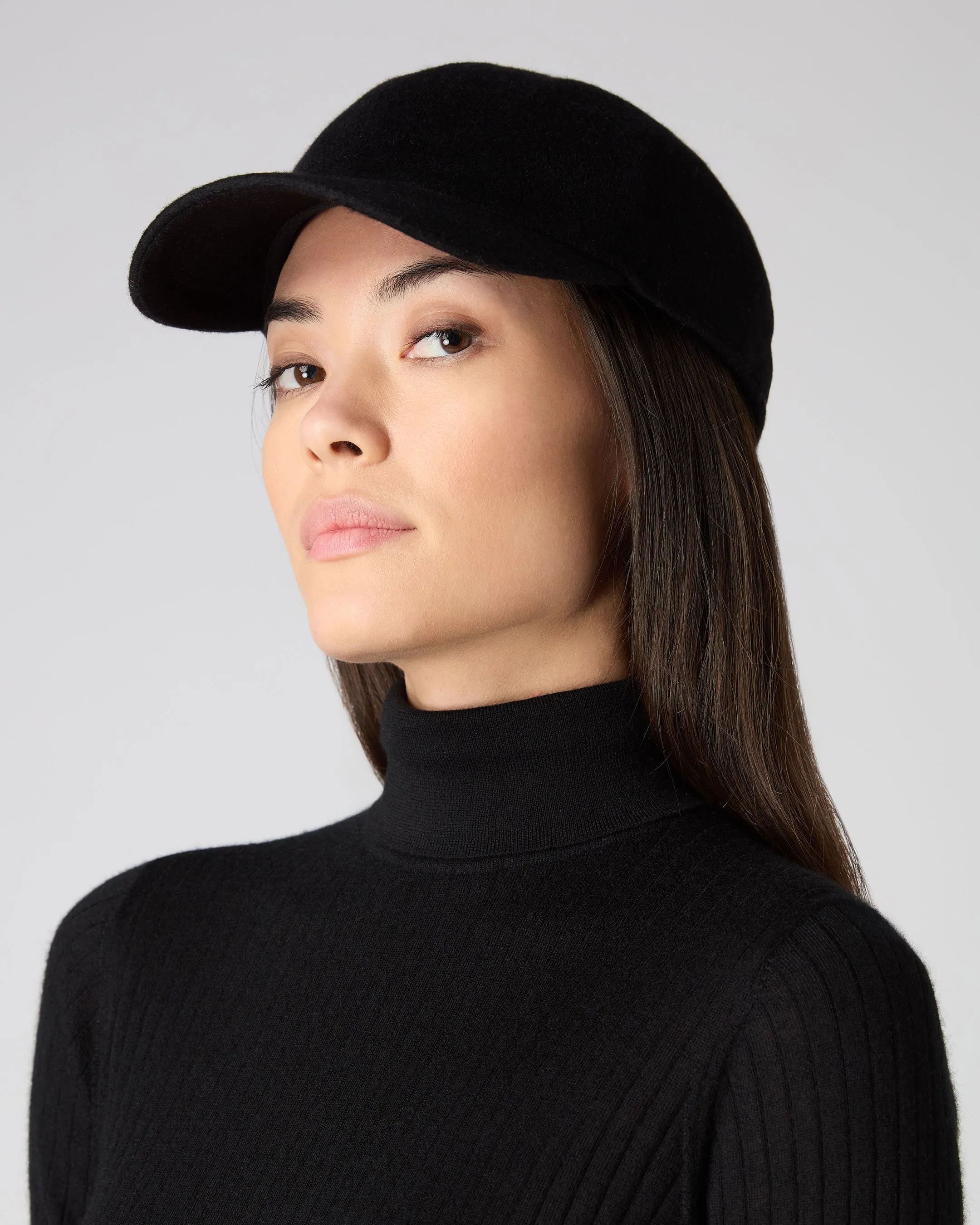 Unisex Cashmere Cap Black