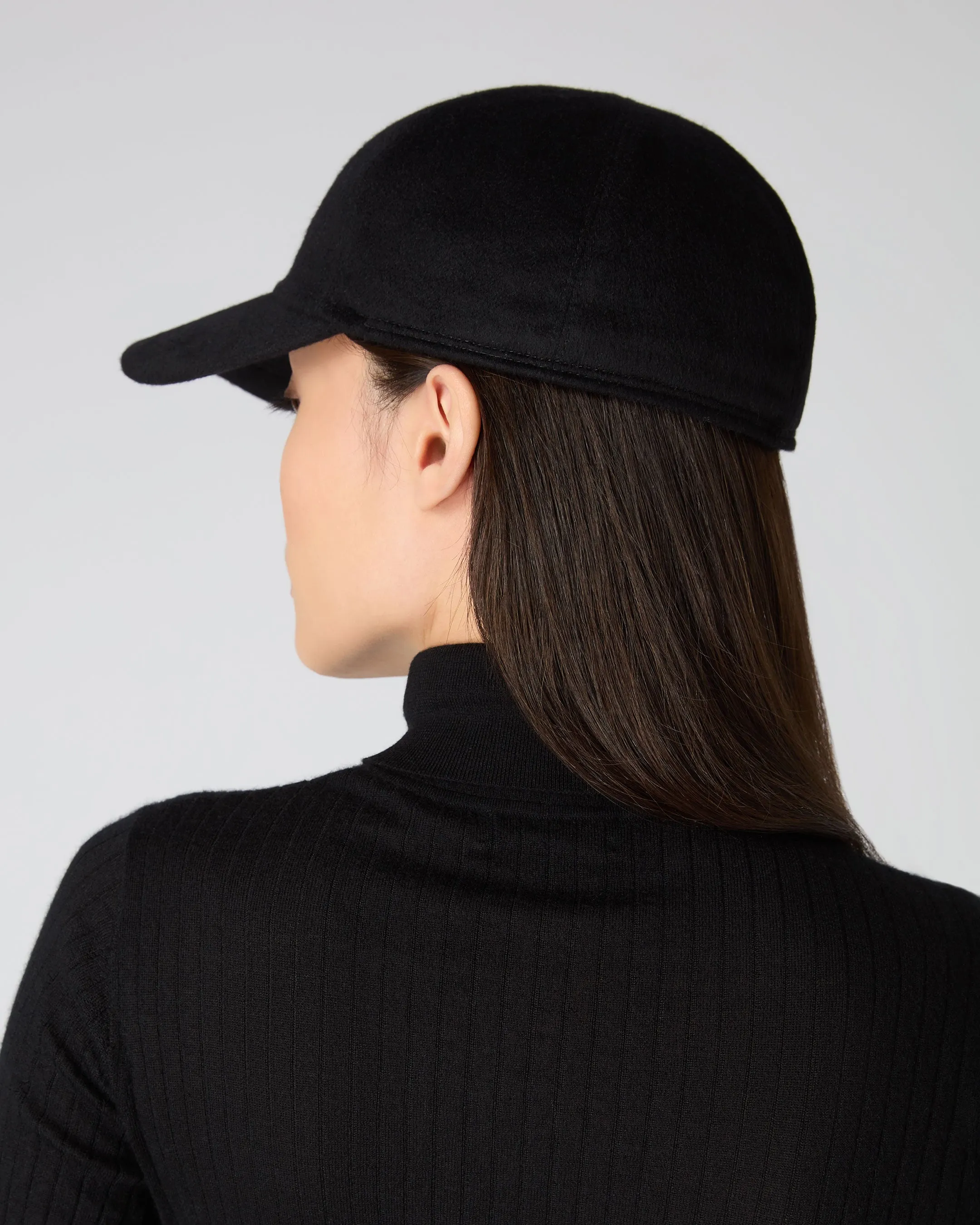 Unisex Cashmere Cap Black