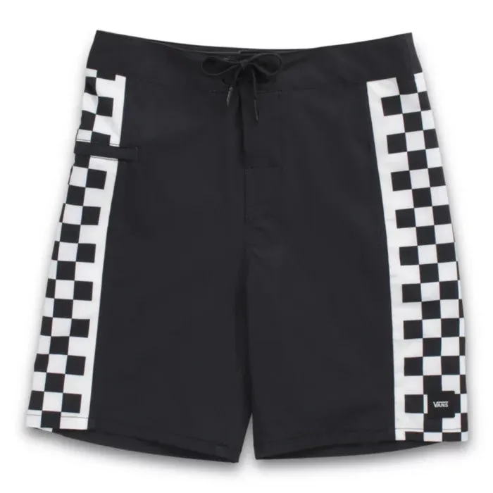 Vans Boys Sidelines Boardshorts - Black/ Checkered