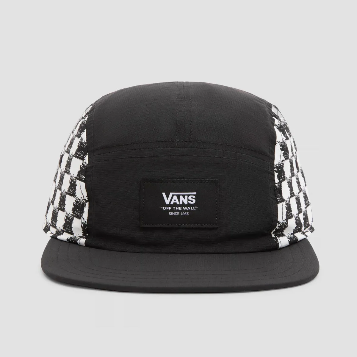 Vans DIY Checkerboard Curved Bill Cap Black