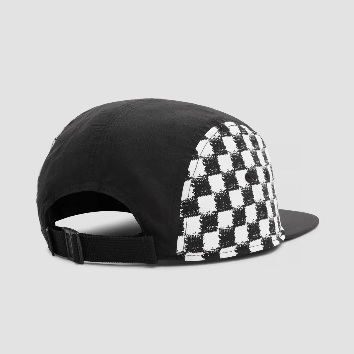 Vans DIY Checkerboard Curved Bill Cap Black