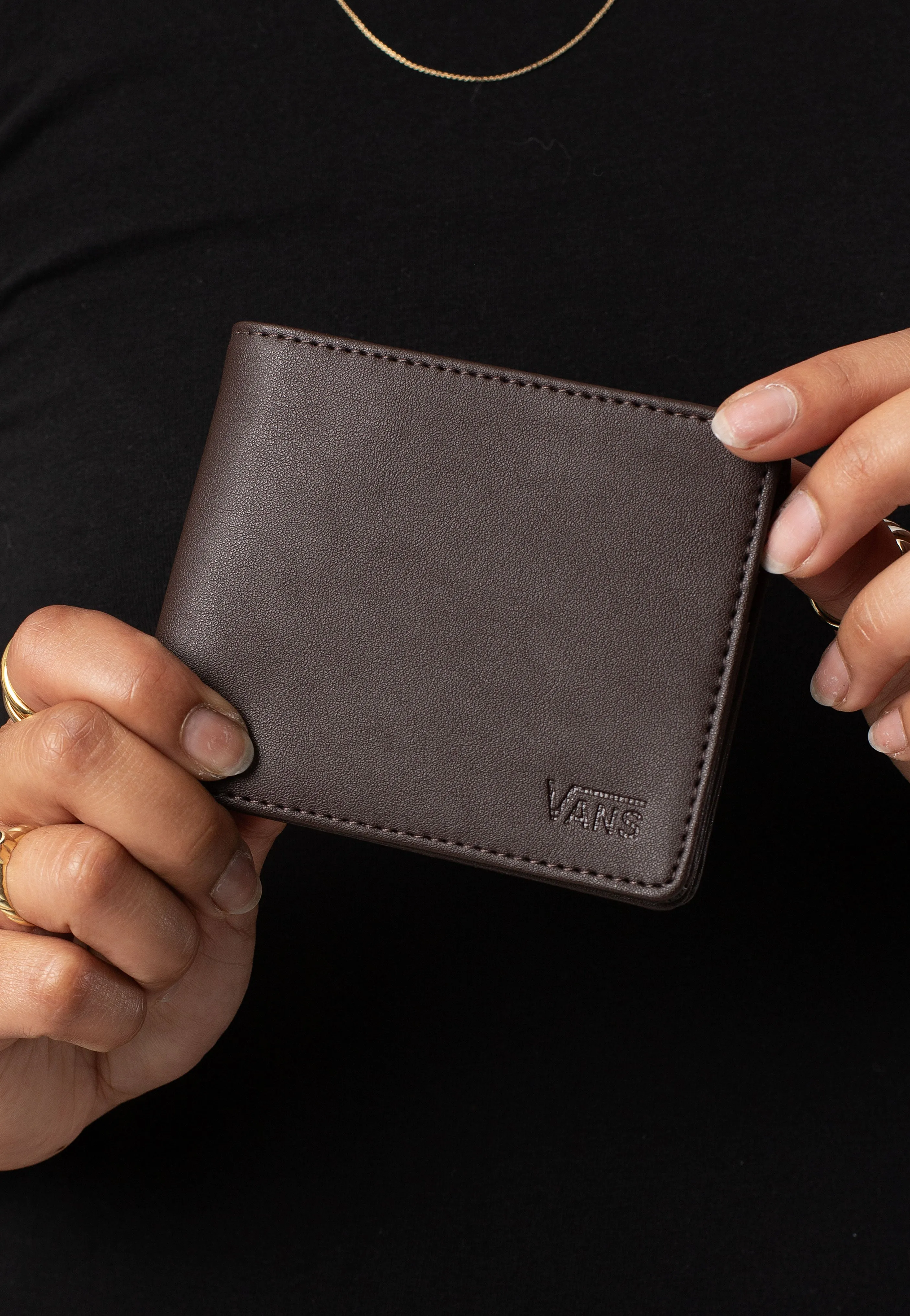 Vans - Drop V Bifold Dark Brown - Wallet