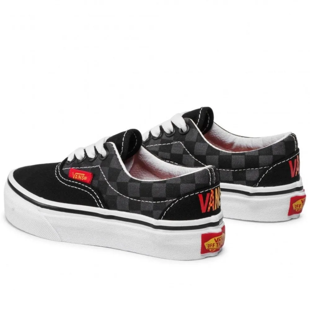 Vans Kids ERA Black Flame Logo Repeat