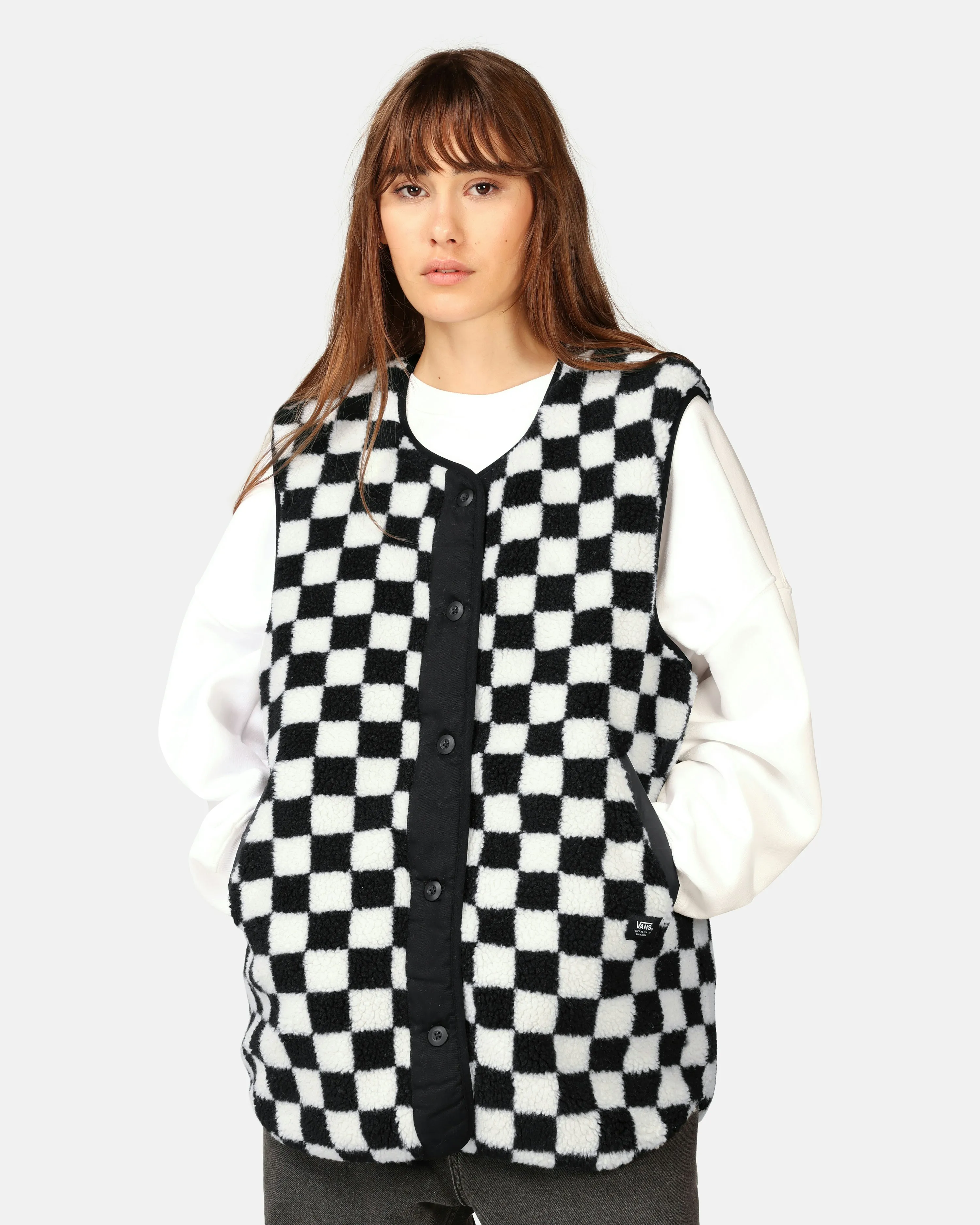 Vans Mason Reversible Vest Multi | Women | Junkyard