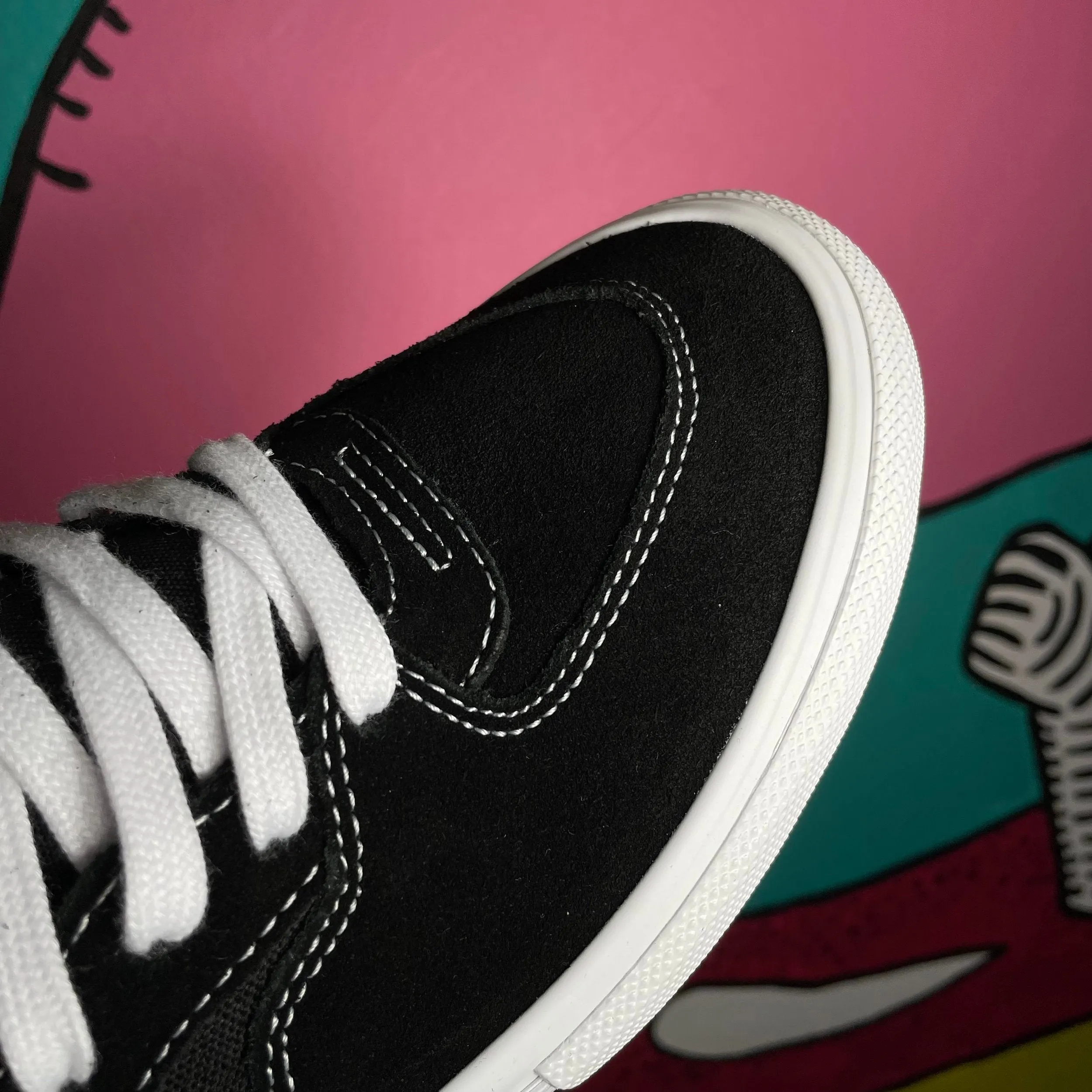 VANS SKATE HALF CAB BLACK/WHITE