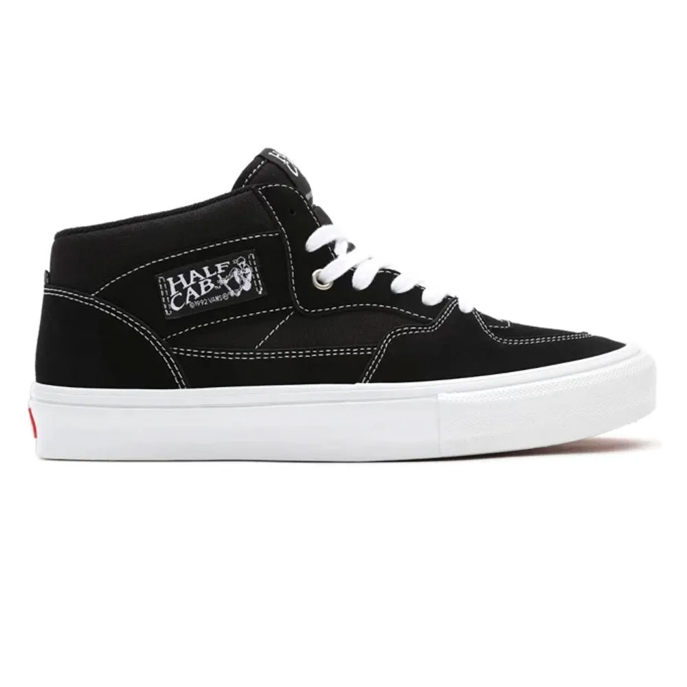 Vans Skate Half Cab Trainers - Black/White