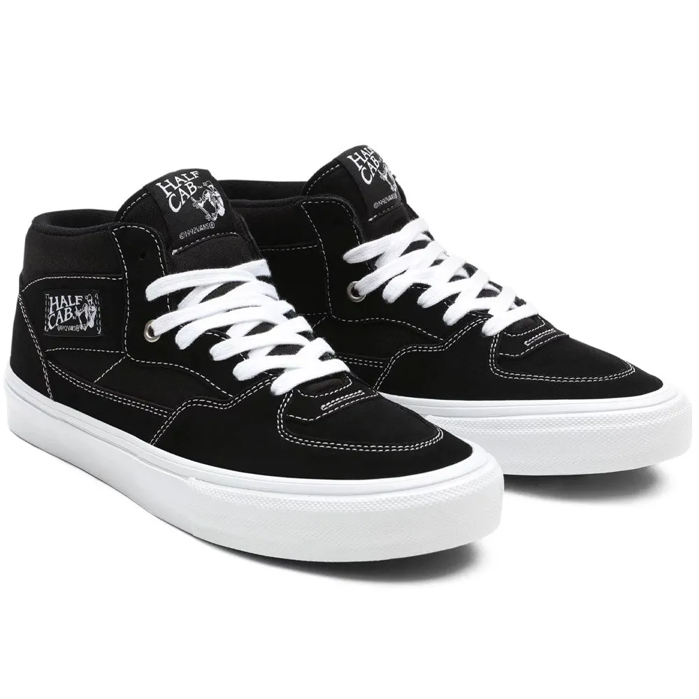 Vans Skate Half Cab Trainers - Black/White