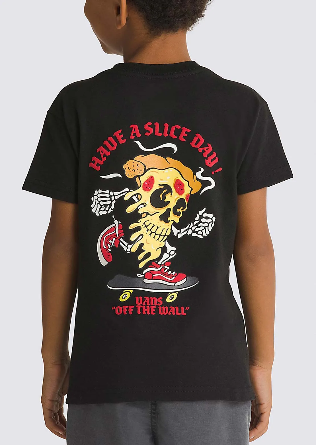 Vans Toddler Pizza Skull SS T-Shirt