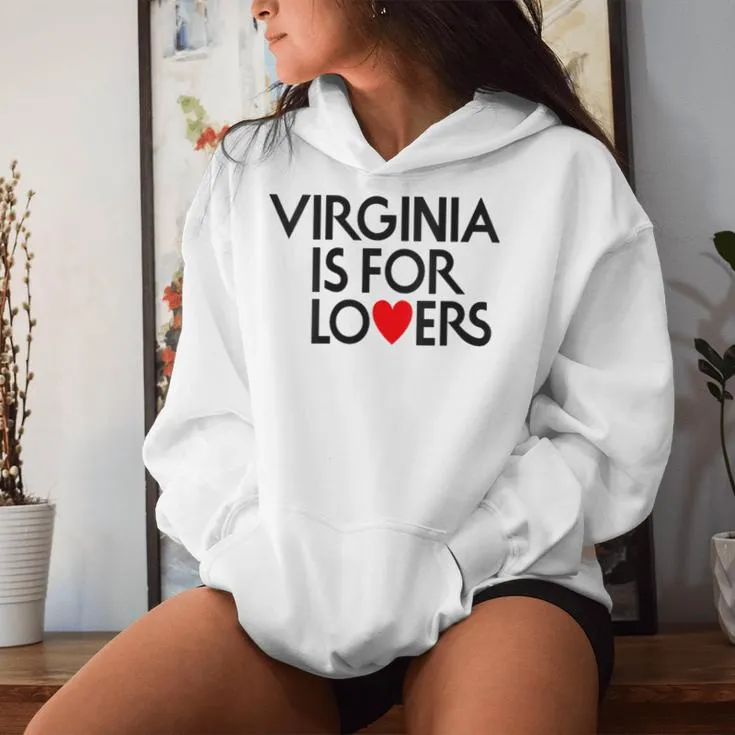 Vintage Virginia Is For The Lovers For Men Women Women Hoodie