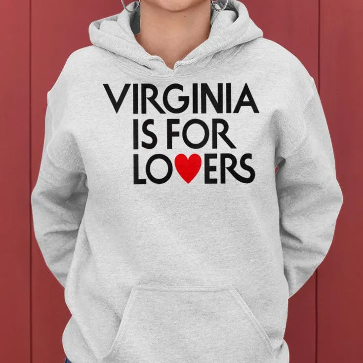 Vintage Virginia Is For The Lovers For Men Women Women Hoodie