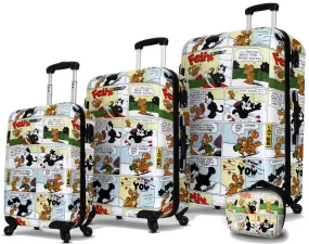 Visionair Felix 4-Piece Luggage Set - Comic Book'd 