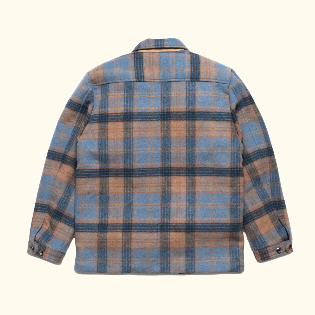 Wesley Wool Jacket | Sky Valley Plaid