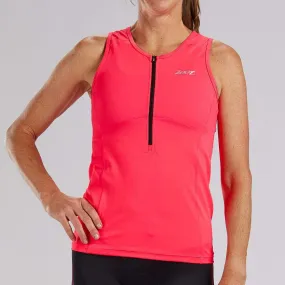 Womens Core+ Tri Tank - Blush